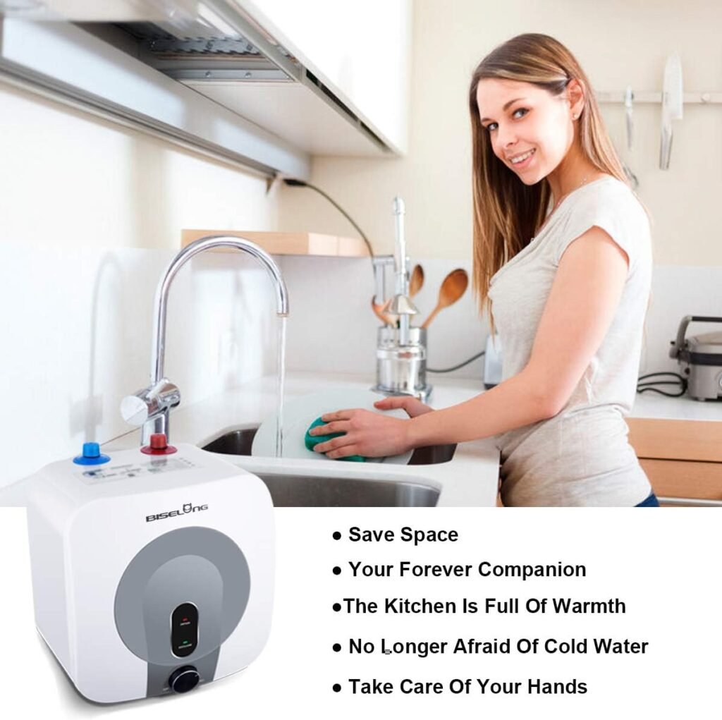 110V-120V 1.5Kw Electric Tank Hot 2.5 Gallon Water Heater Storage,Small Under Sink Counter RV TR Endless Trailer Kitchen Compact Point-of-Use,2 PCs 16” Long 1/2”FIP Stainless Steel Water Hoses 9.5L 110V-120V 1.5Kw Electric Tank Hot 2.5 Gallon Water Heater Storage,Small Under Sink Counter RV TR Endless Trailer Kitchen Compact Point-of-Use,2 PCs 16” Long 1/2”FIP Stainless Steel Water Hoses 9.5L