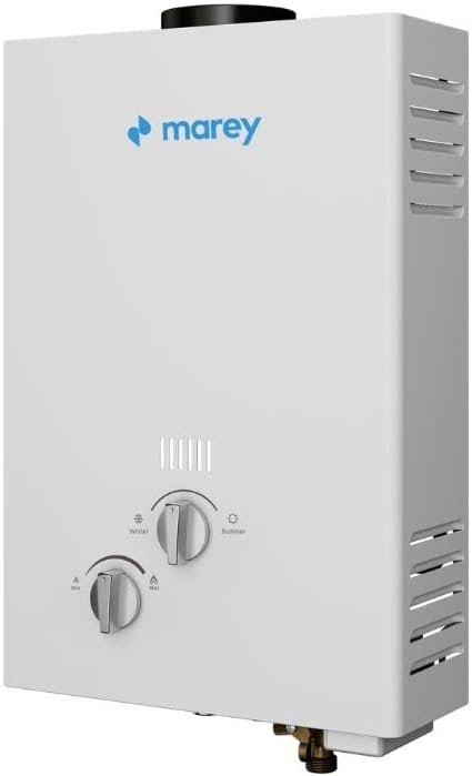 1.58 GPM, 42,000 BTUs Liquid Propane Gas Flow Activated Gas Tankless Water Heater 1.58 GPM, 42,000 BTUs Liquid Propane Gas Flow Activated Gas Tankless Water Heater