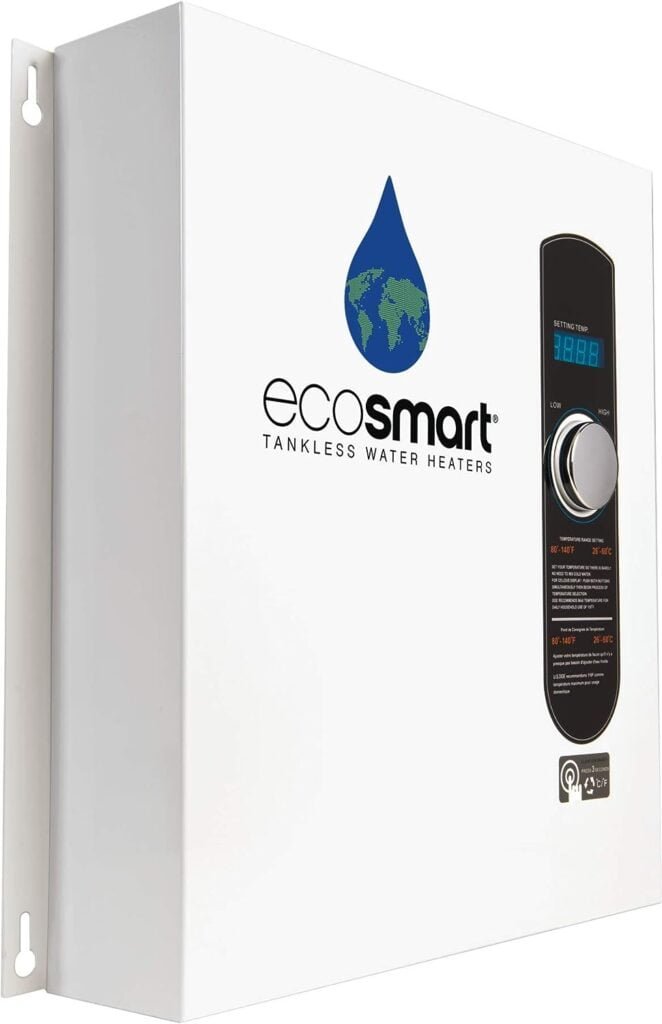EcoSmart ECO 27 Tankless Water Heater, Electric, 27-kW - Quantity 1, 17 x 17 x 3.5 EcoSmart ECO 27 Tankless Water Heater, Electric, 27-kW - Quantity 1, 17 x 17 x 3.5