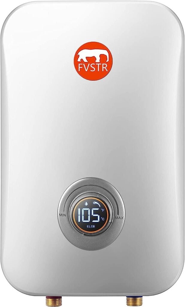 Electric Tankless Water Heater, FVSTR 7.5W on Demand Instant Hot Water Heater 240V, Self-Modulation Point of Use Hot Water Heater Whole House FVSTR TK07 White Electric Tankless Water Heater, FVSTR 7.5W on Demand Instant Hot Water Heater 240V, Self-Modulation Point of Use Hot Water Heater Whole House FVSTR TK07 White