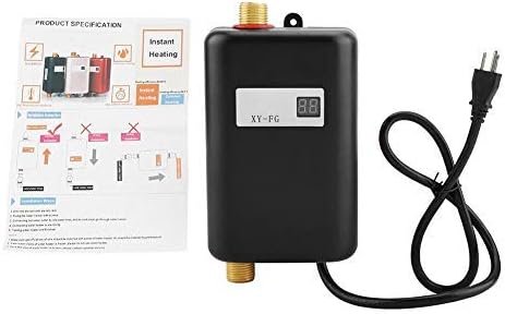 Hot Water Heater,110V 3000W Mini Electric Tankless Instant Hot Water Heater Bathroom Kitchen Washing US Plug Black Hot Water Heater,110V 3000W Mini Electric Tankless Instant Hot Water Heater Bathroom Kitchen Washing US Plug Black