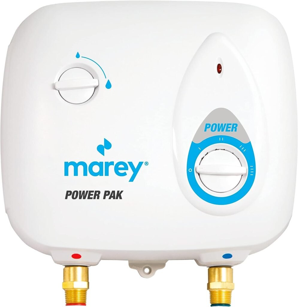 Marey Power Pak Plus Tankless Electric Water Heater, 220 VOLT Marey Power Pak Plus Tankless Electric Water Heater, 220 VOLT