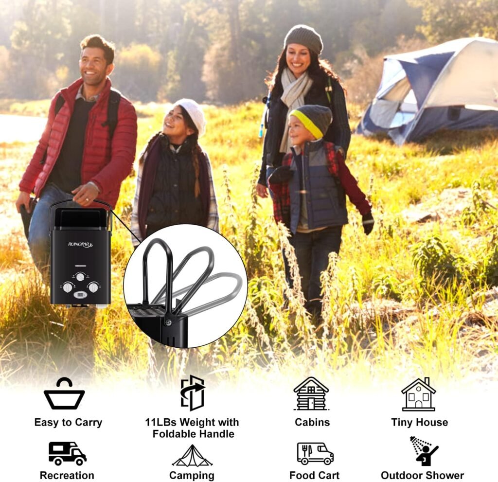 Portable Water Heater Propane Tankless - 6L 1.58GPM RV on demand Hot Gas Outdoor Digital Display Water Heater for Camping,Boat,Cabins(black) Portable Water Heater Propane Tankless - 6L 1.58GPM RV on demand Hot Gas Outdoor Digital Display Water Heater for Camping,Boat,Cabins(black)