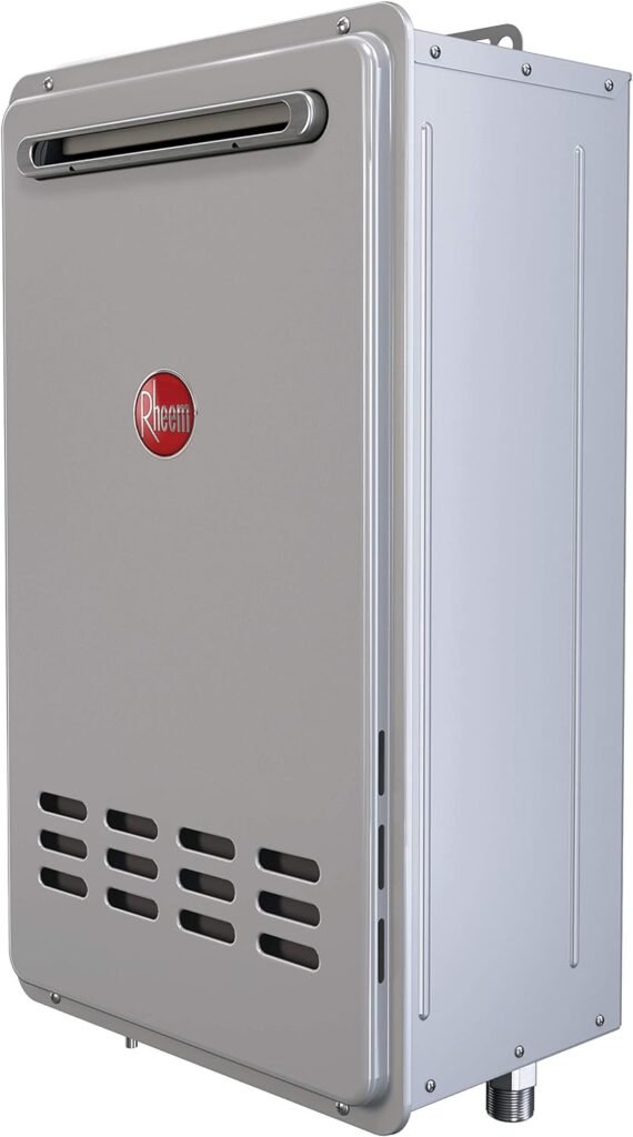 Rheem Mid-Efficiency 7.0GPM Outdoor Natural Gas Tankless Water Heater Rheem Mid-Efficiency 7.0GPM Outdoor Natural Gas Tankless Water Heater