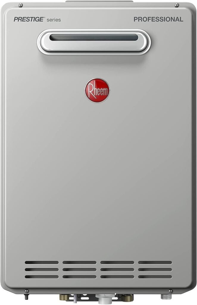 Rheem Prestige Condensing Tankless Outdoor Natural Gas Water Heater 6.8 GPM - RTGH-68XLN-2 Rheem Prestige Condensing Tankless Outdoor Natural Gas Water Heater 6.8 GPM - RTGH-68XLN-2