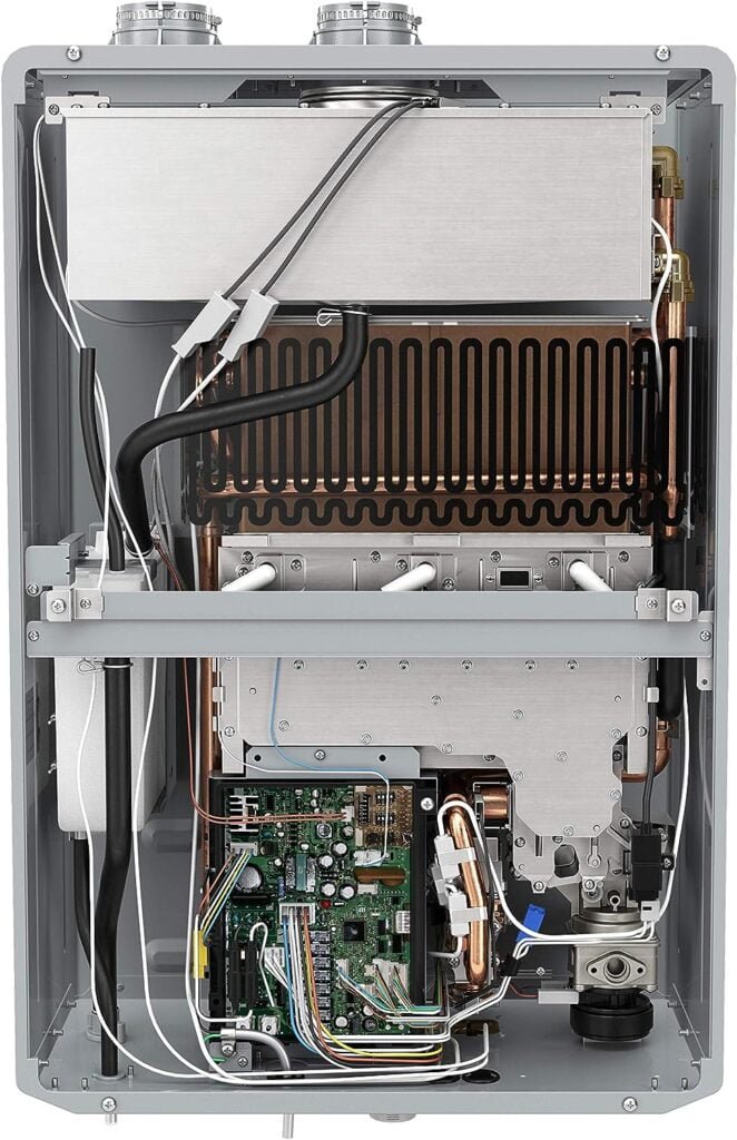 Rheem Prestige High Efficiency 9.5GPM Indoor Natural Gas Tankless Water Heater