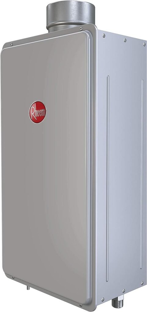 Rheem Tankless Indoor Liquid Propane Water Heater Mid-Efficiency 9.5 GPM Rheem Tankless Indoor Liquid Propane Water Heater Mid-Efficiency 9.5 GPM