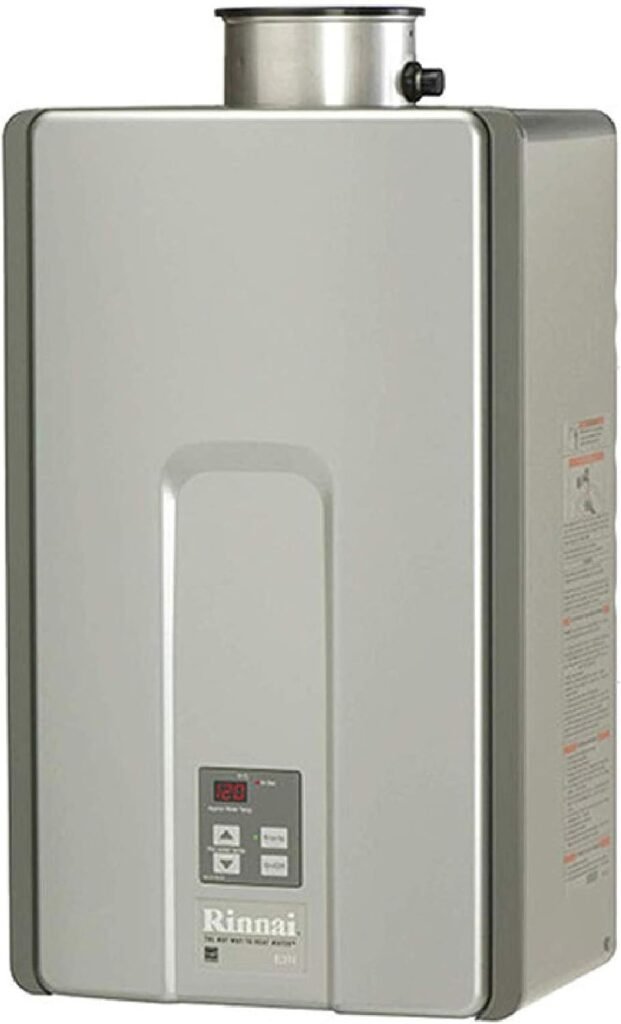 Rinnai RL94IN Tankless Hot Water Heater, 9.8 GPM, Natural Gas, Indoor Installation Rinnai RL94IN Tankless Hot Water Heater, 9.8 GPM, Natural Gas, Indoor Installation