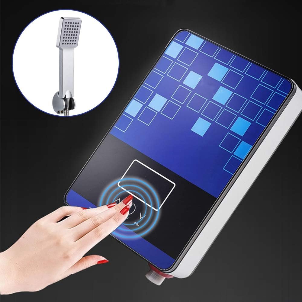 110V 4500W Instant Electric Tankless Hot Water Heater Boiler LED Bathroom Kitchen Whole House w/Shower Head 2 Color USA (WHITE) 110V 4500W Instant Electric Tankless Hot Water Heater Boiler LED Bathroom Kitchen Whole House w/Shower Head 2 Color USA (WHITE)