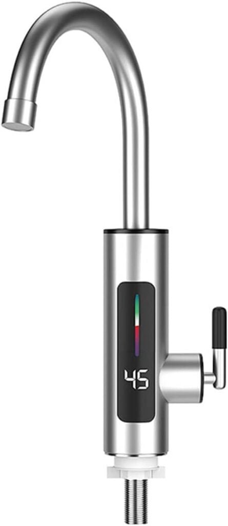 110V Hot Water Heater Faucet Instant Tankless Electric Kitchen Bathroom Fast Heating Tap Water Faucet with LED Digital Display 110V Hot Water Heater Faucet Instant Tankless Electric Kitchen Bathroom Fast Heating Tap Water Faucet with LED Digital Display