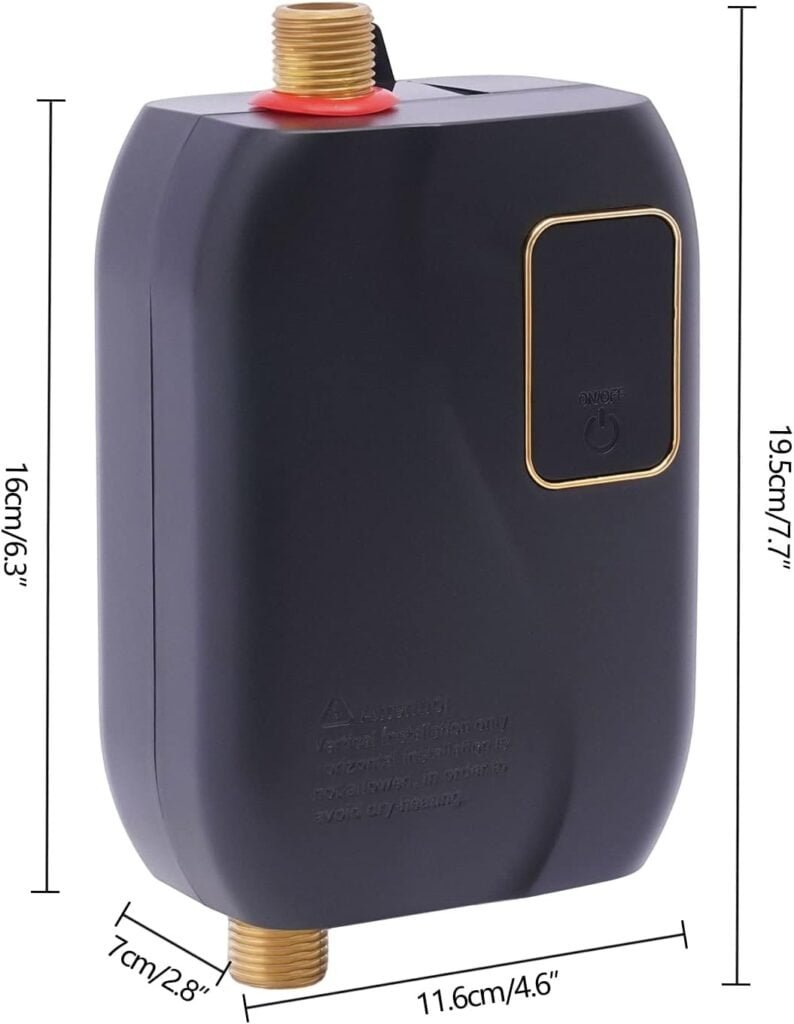 3000W 110V Tankless Water Heater, Mini Tank Electric Water Heater for Hot Water Under Kitchen Sink, Electric Tankless Instant Hot Water Heater with LCD Display Kitchen Washing, US Plug 3000W 110V Tankless Water Heater, Mini Tank Electric Water Heater for Hot Water Under Kitchen Sink, Electric Tankless Instant Hot Water Heater with LCD Display Kitchen Washing, US Plug