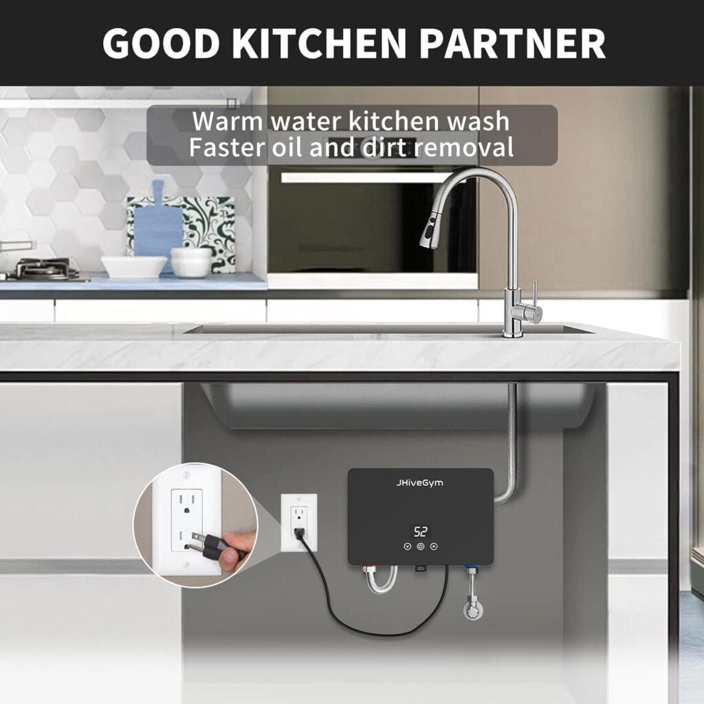 3500W Tankless Water Heater Electric - On Demand Hot Water Heater Electric 110V with Automatic Control System, Fault Self-Test and Constant Temperature - Instant Mini Water Heater for Home Kitchen 3500W Tankless Water Heater Electric - On Demand Hot Water Heater Electric 110V with Automatic Control System, Fault Self-Test and Constant Temperature - Instant Mini Water Heater for Home Kitchen