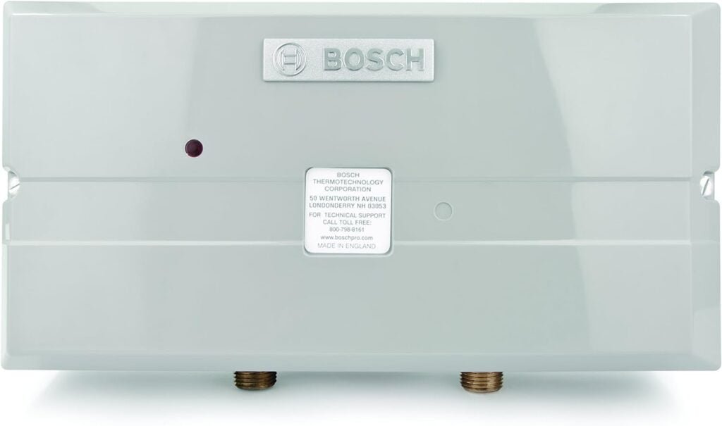 Bosch Electric Tankless Water Heater - Eliminate Time for Hot Water - Easy Installation