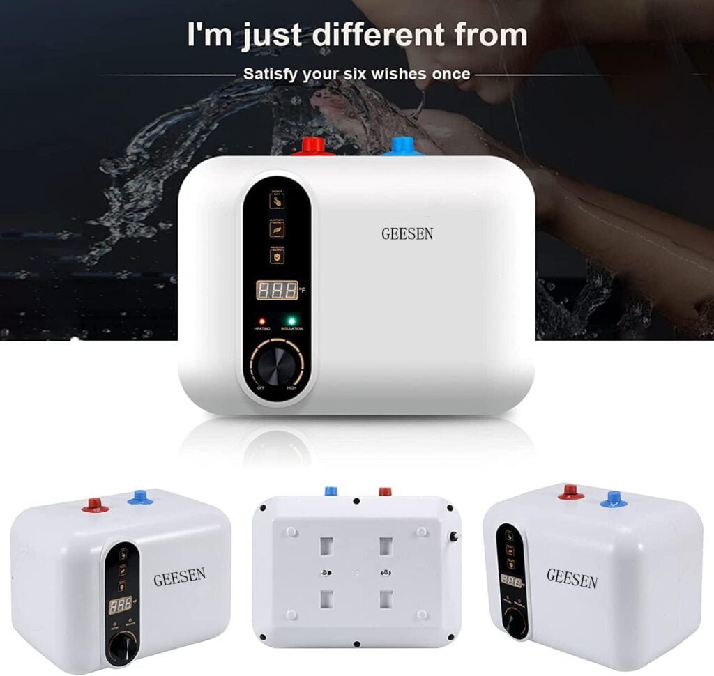 Electric Hot Water Heater 110/120V Small Compact Tank Storage,Rv Tr 3.5 Gallon Trailer 1.5KW Kitchen Instant Under Sink Counter Cupboard, RV 1 PCs 16” Long 1/2”FIP Stainless Steel Water Hose 11L Electric Hot Water Heater 110/120V Small Compact Tank Storage,Rv Tr 3.5 Gallon Trailer 1.5KW Kitchen Instant Under Sink Counter Cupboard, RV 1 PCs 16” Long 1/2”FIP Stainless Steel Water Hose 11L