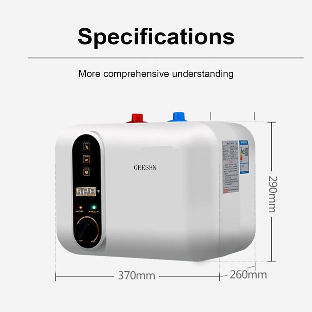 Electric Hot Water Heater 110/120V Small Compact Tank Storage,Rv Tr 3.5 Gallon Trailer 1.5KW Kitchen Instant Under Sink Counter Cupboard, RV 1 PCs 16” Long 1/2”FIP Stainless Steel Water Hose 11L Electric Hot Water Heater 110/120V Small Compact Tank Storage,Rv Tr 3.5 Gallon Trailer 1.5KW Kitchen Instant Under Sink Counter Cupboard, RV 1 PCs 16” Long 1/2”FIP Stainless Steel Water Hose 11L