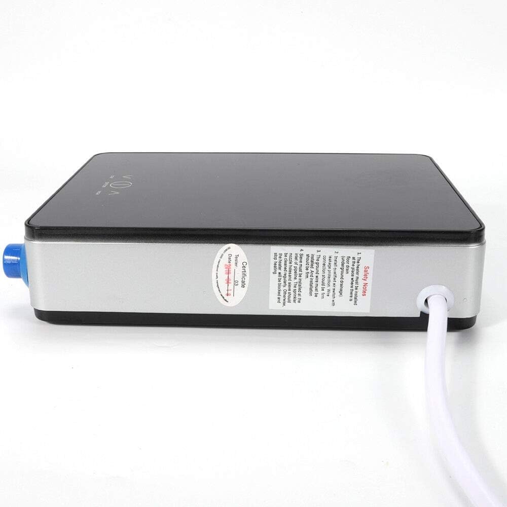 Electric Tankless Water Heater Instant Water Heating Machine Tankless Water Heater Electric for Bath Shower 6500W 220V Black/Red (Black) Electric Tankless Water Heater Instant Water Heating Machine Tankless Water Heater Electric for Bath Shower 6500W 220V Black/Red (Black)
