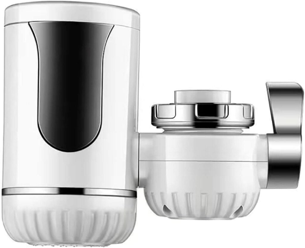 FXNFXLA 50° Instant Tankless Electric Hot Water Heater Faucet, Heater Heating Faucet, Temperature Display, Bathroom Kitchen Faucet, No Need to Install