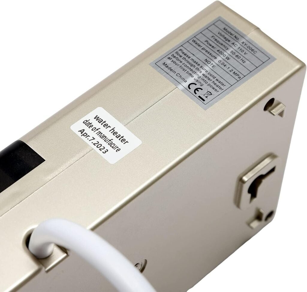 Harbin-Star Tankless Water Heater Electric, 4000W Electric Water Heater with LED Display, 110V On Demand Instant Hot Water Heater with Remote Control, for Kitchen Home Bathroom -Gold Harbin-Star Tankless Water Heater Electric, 4000W Electric Water Heater with LED Display, 110V On Demand Instant Hot Water Heater with Remote Control, for Kitchen Home Bathroom -Gold