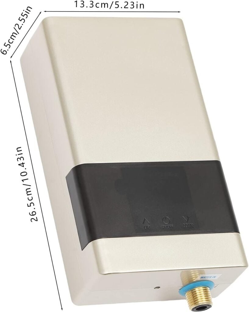 Harbin-Star Tankless Water Heater Electric, 4000W Electric Water Heater with LED Display, 110V On Demand Instant Hot Water Heater with Remote Control, for Kitchen Home Bathroom -Gold Harbin-Star Tankless Water Heater Electric, 4000W Electric Water Heater with LED Display, 110V On Demand Instant Hot Water Heater with Remote Control, for Kitchen Home Bathroom -Gold