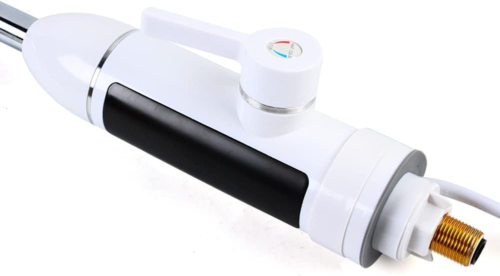 Hot Water Heater Faucet Bathroom Faucet Instant Tankless Electric Kitchen Bathroom Fast Heating Tap Water Faucet Adjustable Temperature with LED Digital Display IPX4 Water-proof