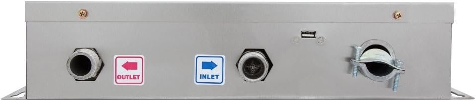 iHeat Tankless AHS27-D 240V 112.5A 27KW Stainless Steel Enclosure 3/4 MIP 16 by 17 by 3.5 Electric Water Heater, 17.5 lb