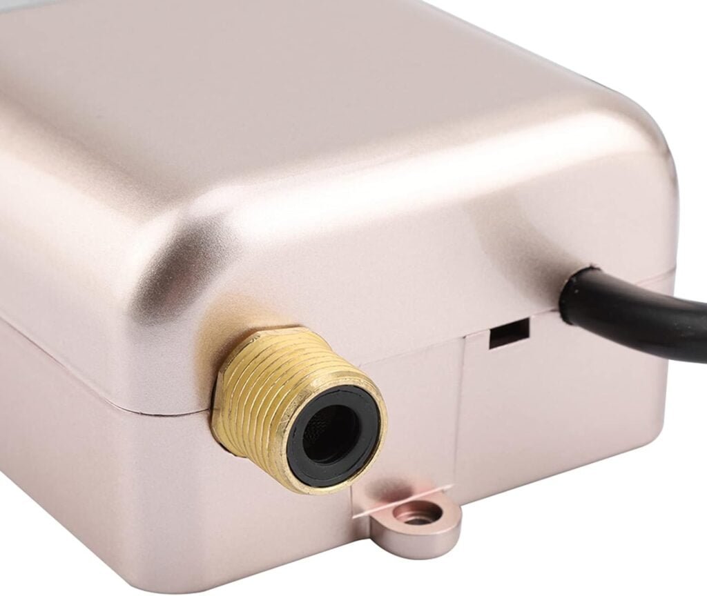 Instant Water Heater,110V 3000W Mini LCD Display Electric Tankless Hot Water Heater,Durable,Elegant and Fashionable for Bathroom Kitchen Washing,etc(US)(Golden) Instant Water Heater,110V 3000W Mini LCD Display Electric Tankless Hot Water Heater,Durable,Elegant and Fashionable for Bathroom Kitchen Washing,etc(US)(Golden)