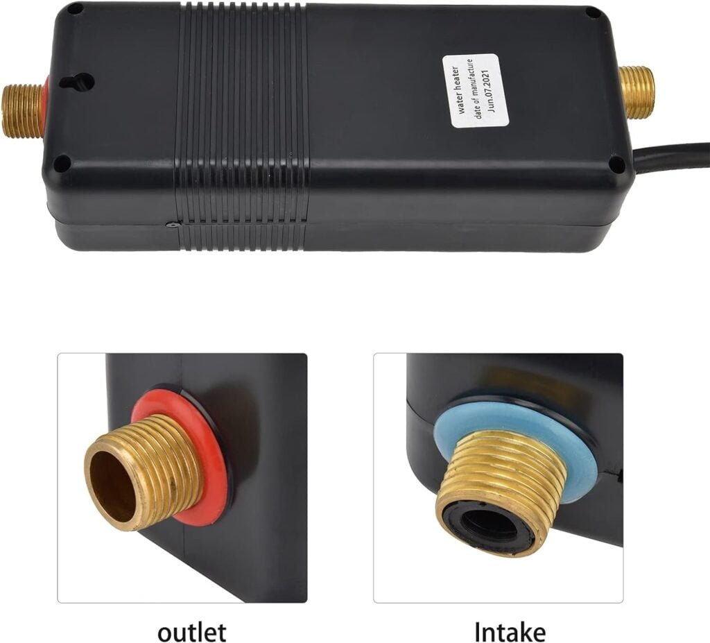 Tankless Water Heater Electric 3KW, Hot Water Heater Digital Display,Mini Electric Instant Hot Water Heater Under Sink,Overheating Protection,for Home Bathroom Kitchen Washing(US 110V) Tankless Water Heater Electric 3KW, Hot Water Heater Digital Display,Mini Electric Instant Hot Water Heater Under Sink,Overheating Protection,for Home Bathroom Kitchen Washing(US 110V)