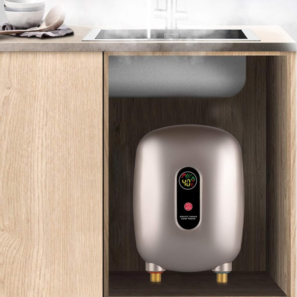 XUANIIIL Mini Tank Electric Water Heater, Tankless Point of Use Water Heater for Instant Hot Water Under Kitchen Sink 110V 3000W XUANIIIL Mini Tank Electric Water Heater, Tankless Point of Use Water Heater for Instant Hot Water Under Kitchen Sink 110V 3000W