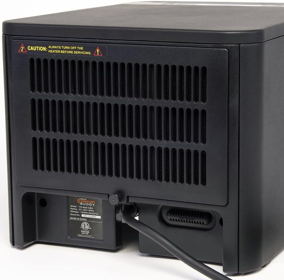 Airnmore Comfort Buddy, Our Newest Space Heater, Unique Small Form Factor for Small Areas, On-Top Controls plus Handheld Remote, Intertek Listed, Great for Bedrooms, Basements, Garages Airnmore Comfort Buddy, Our Newest Space Heater, Unique Small Form Factor for Small Areas, On-Top Controls plus Handheld Remote, Intertek Listed, Great for Bedrooms, Basements, Garages