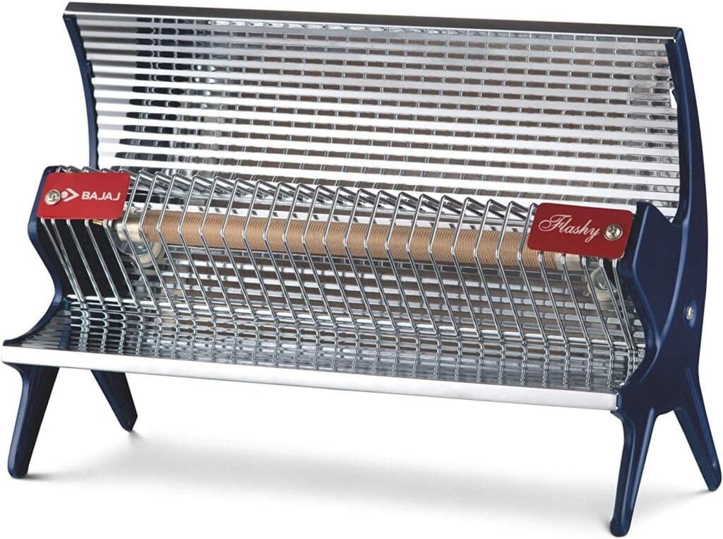 Bajaj Flashy 1000 Watts Radiant Room Heater (Steel) Bajaj Flashy 1000 Watts Radiant Room Heater (Steel)