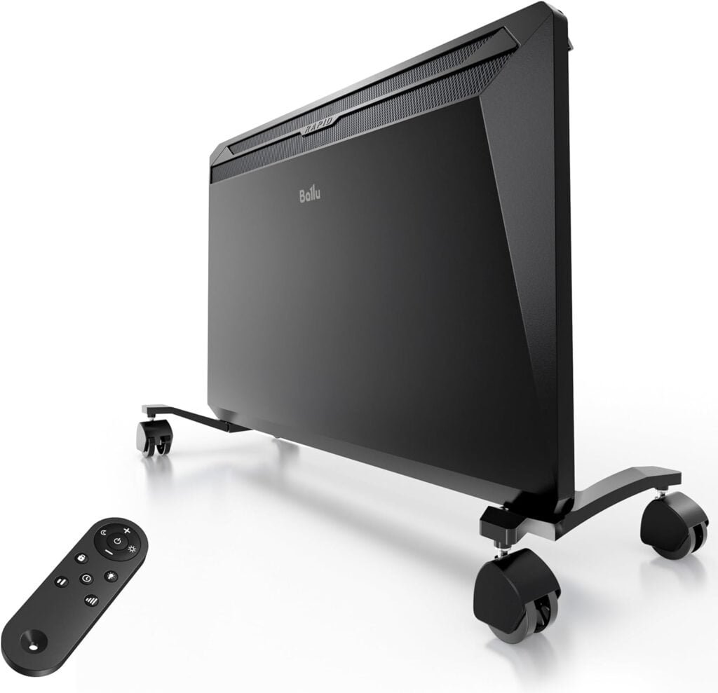 Ballu Convection Space Heaters for Indoor Use,1500W Whole Room Heating with Remote,24 hours Timer,Eco,Stand  Wall mount,Large Room Panel Electric Space Heater Ballu Convection Space Heaters for Indoor Use,1500W Whole Room Heating with Remote,24 hours Timer,Eco,Stand  Wall mount,Large Room Panel Electric Space Heater