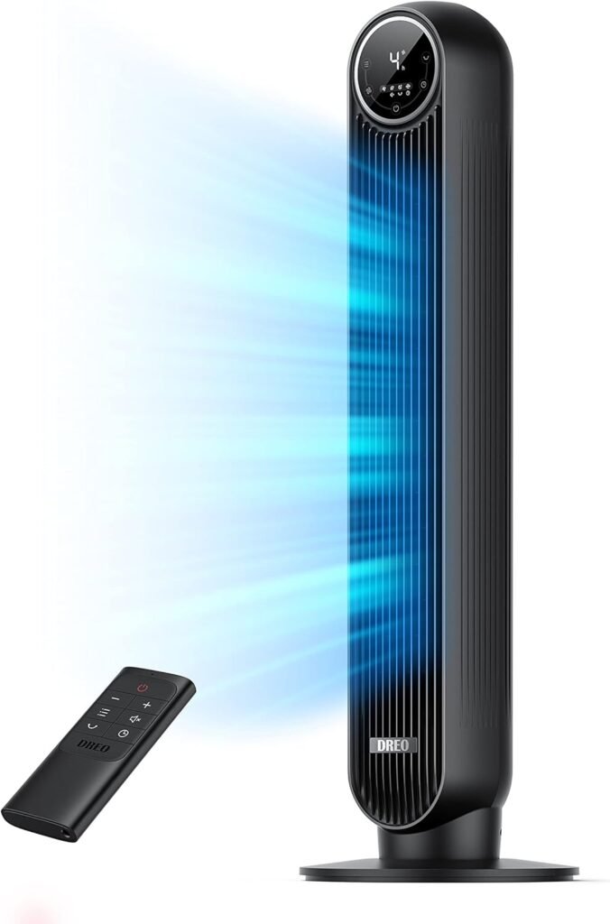 Dreo Tower Fan for Bedroom, 24ft/s Velocity Quiet Floor Fan, 90° Oscillating Fans for Indoors  Space Heater with Motion Sensor, 2022 Upgraded 1500W Electric Heater with 70° Oscillating Dreo Tower Fan for Bedroom, 24ft/s Velocity Quiet Floor Fan, 90° Oscillating Fans for Indoors  Space Heater with Motion Sensor, 2022 Upgraded 1500W Electric Heater with 70° Oscillating