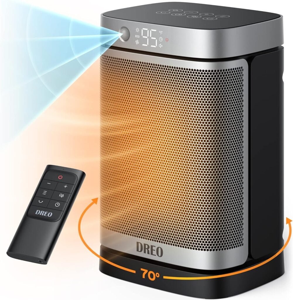Dreo Tower Fan for Bedroom, 24ft/s Velocity Quiet Floor Fan, 90° Oscillating Fans for Indoors  Space Heater with Motion Sensor, 2022 Upgraded 1500W Electric Heater with 70° Oscillating Dreo Tower Fan for Bedroom, 24ft/s Velocity Quiet Floor Fan, 90° Oscillating Fans for Indoors  Space Heater with Motion Sensor, 2022 Upgraded 1500W Electric Heater with 70° Oscillating