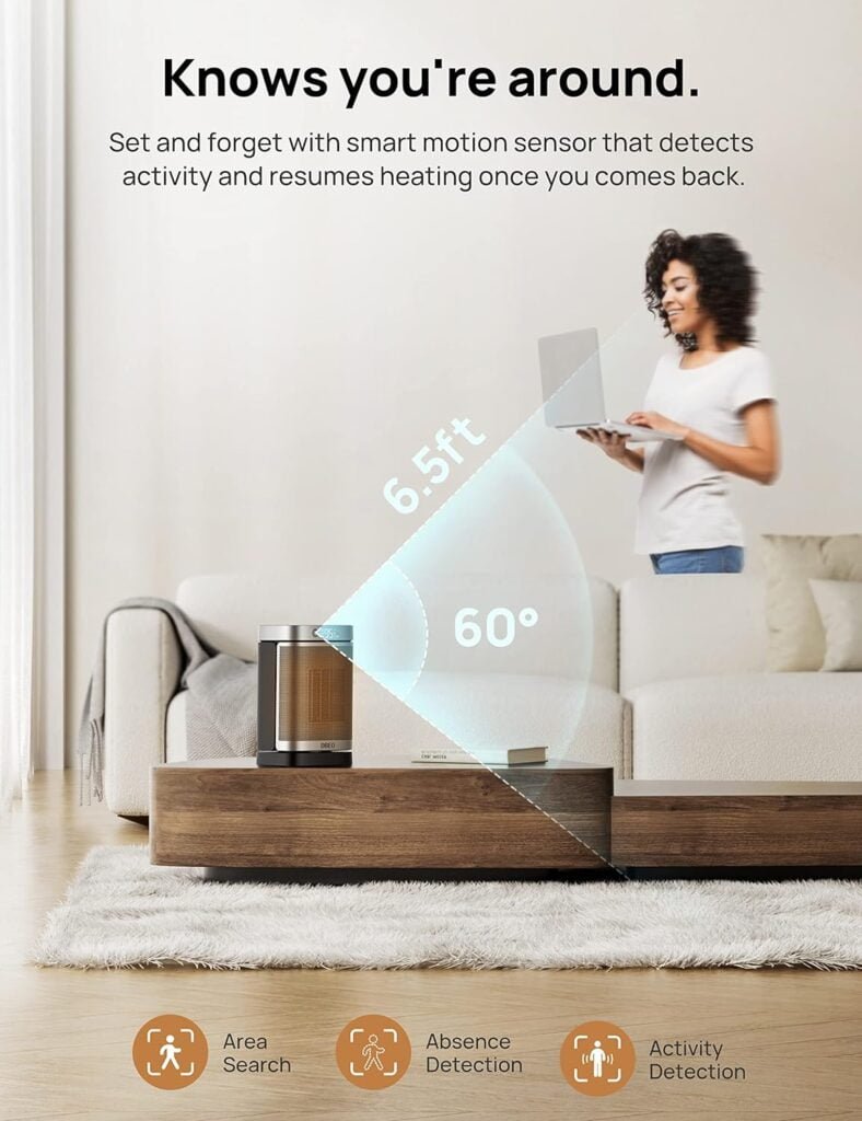 Dreo Tower Fan for Bedroom, 24ft/s Velocity Quiet Floor Fan, 90° Oscillating Fans for Indoors  Space Heater with Motion Sensor, 2022 Upgraded 1500W Electric Heater with 70° Oscillating Dreo Tower Fan for Bedroom, 24ft/s Velocity Quiet Floor Fan, 90° Oscillating Fans for Indoors  Space Heater with Motion Sensor, 2022 Upgraded 1500W Electric Heater with 70° Oscillating