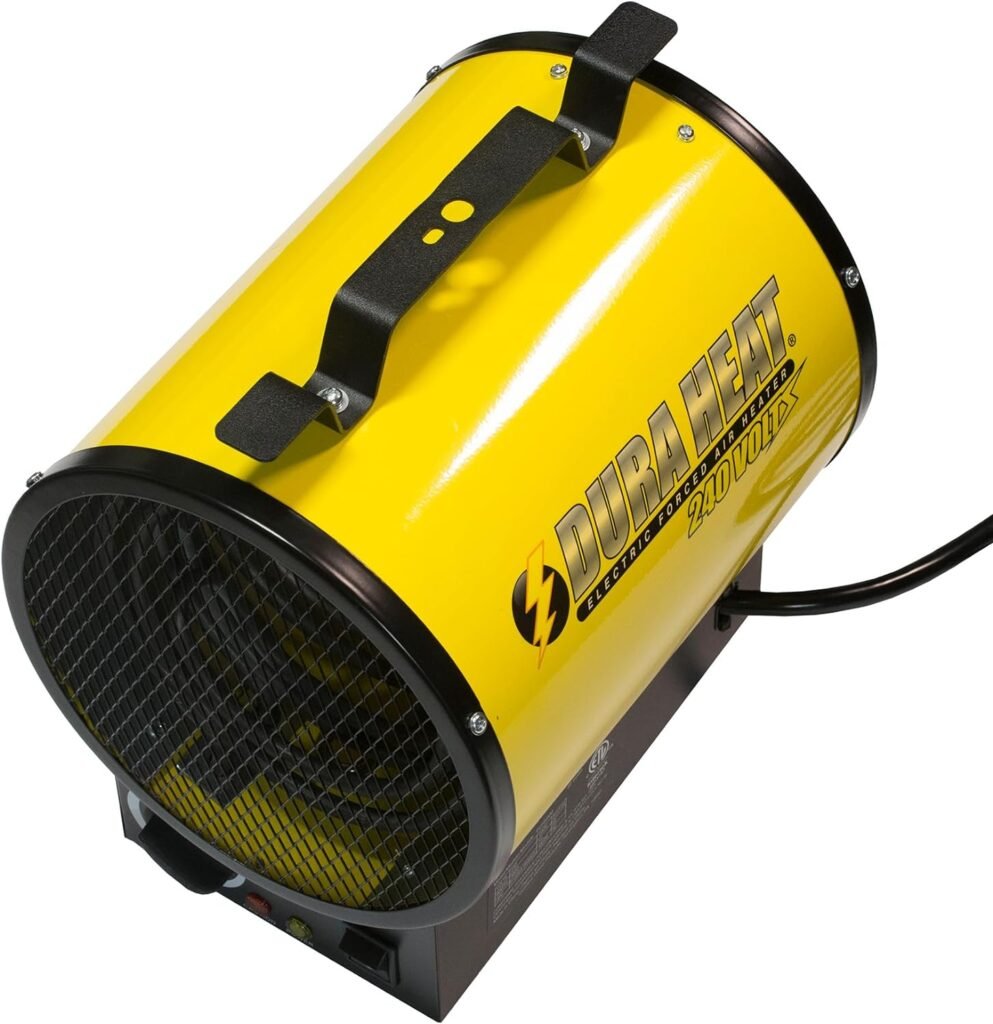 Dura Heat EUH5000 Electric Forced Air Heater 16,400 Btu, Yellow