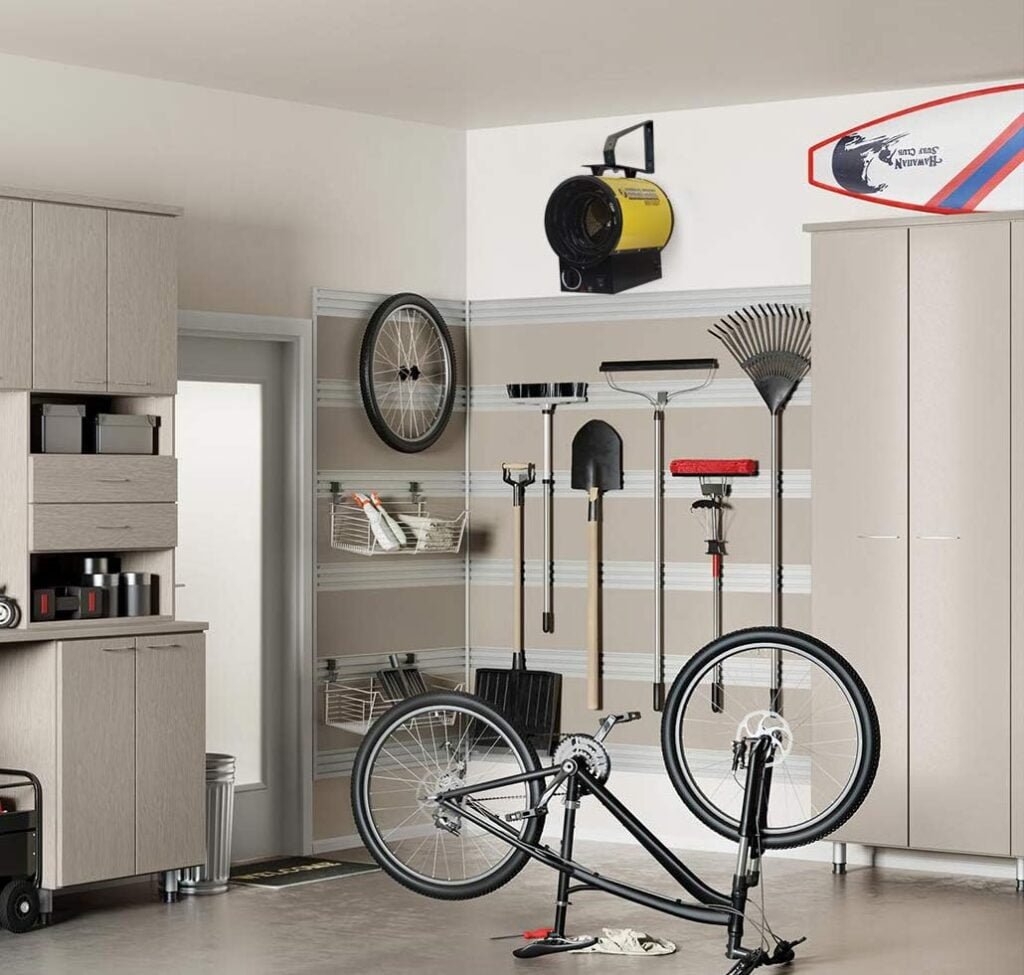 Dura Heat EUH5000 Electric Forced Air Heater 16,400 Btu, Yellow