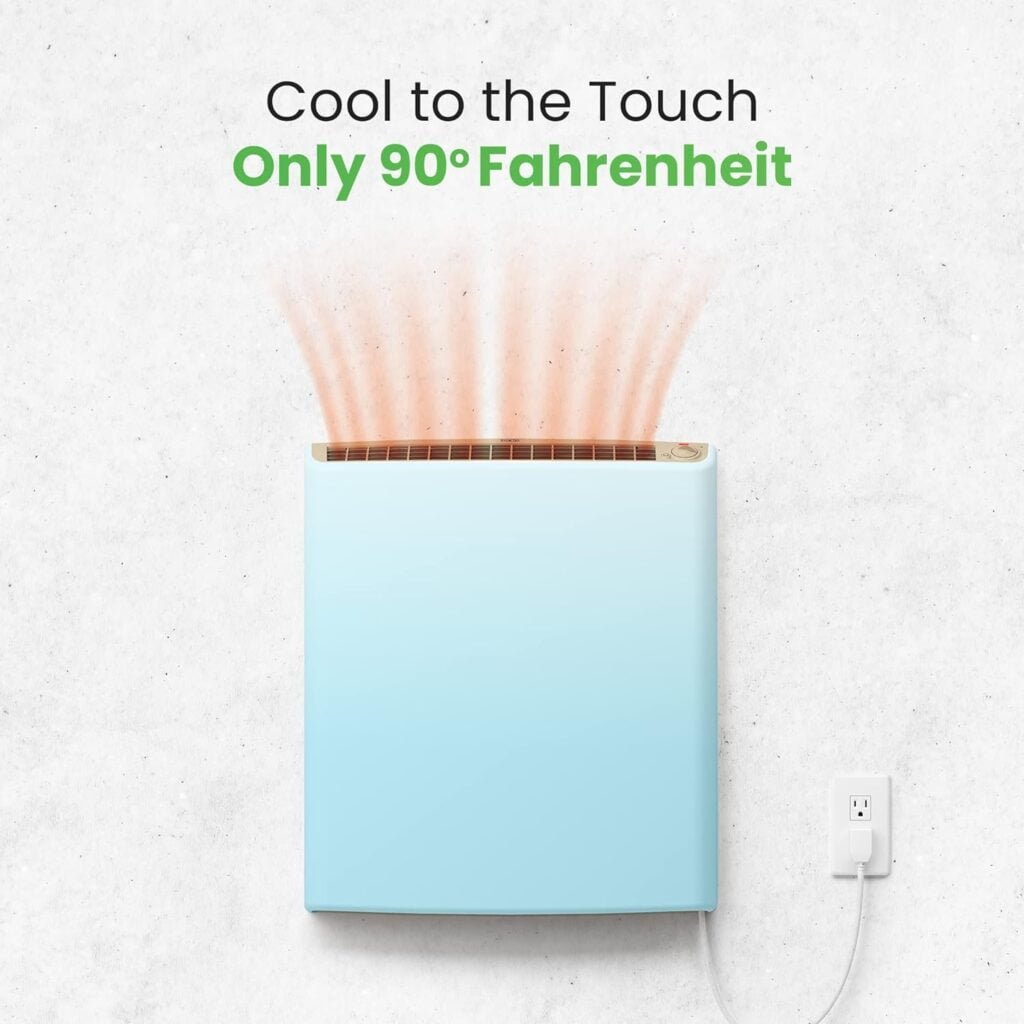 Envi Plug-in Electric Panel Wall Heaters for Indoor Use, Energy Efficient 24/7 Heating w/Safety Sensor Protection, Patented Quiet Fan-less Design, Easy 2-Min Install, Space Heater, Made in USA Envi Plug-in Electric Panel Wall Heaters for Indoor Use, Energy Efficient 24/7 Heating w/Safety Sensor Protection, Patented Quiet Fan-less Design, Easy 2-Min Install, Space Heater, Made in USA