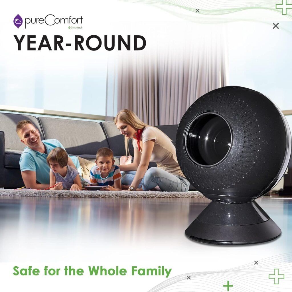 Greentech Environmental pureComfort YEAR-ROUND Oscillating Fan and Heater Combo - Whisper Quiet Fan and Portable Heaters for Indoor Use - 90 Degree Oscillation, 12 Speeds Greentech Environmental pureComfort YEAR-ROUND Oscillating Fan and Heater Combo - Whisper Quiet Fan and Portable Heaters for Indoor Use - 90 Degree Oscillation, 12 Speeds