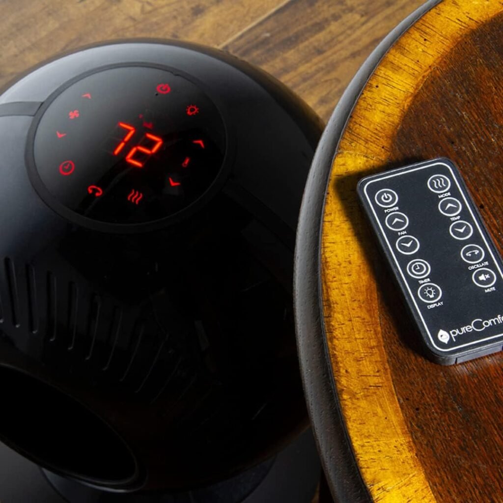 Greentech Environmental pureComfort YEAR-ROUND Oscillating Fan and Heater Combo - Whisper Quiet Fan and Portable Heaters for Indoor Use - 90 Degree Oscillation, 12 Speeds Greentech Environmental pureComfort YEAR-ROUND Oscillating Fan and Heater Combo - Whisper Quiet Fan and Portable Heaters for Indoor Use - 90 Degree Oscillation, 12 Speeds