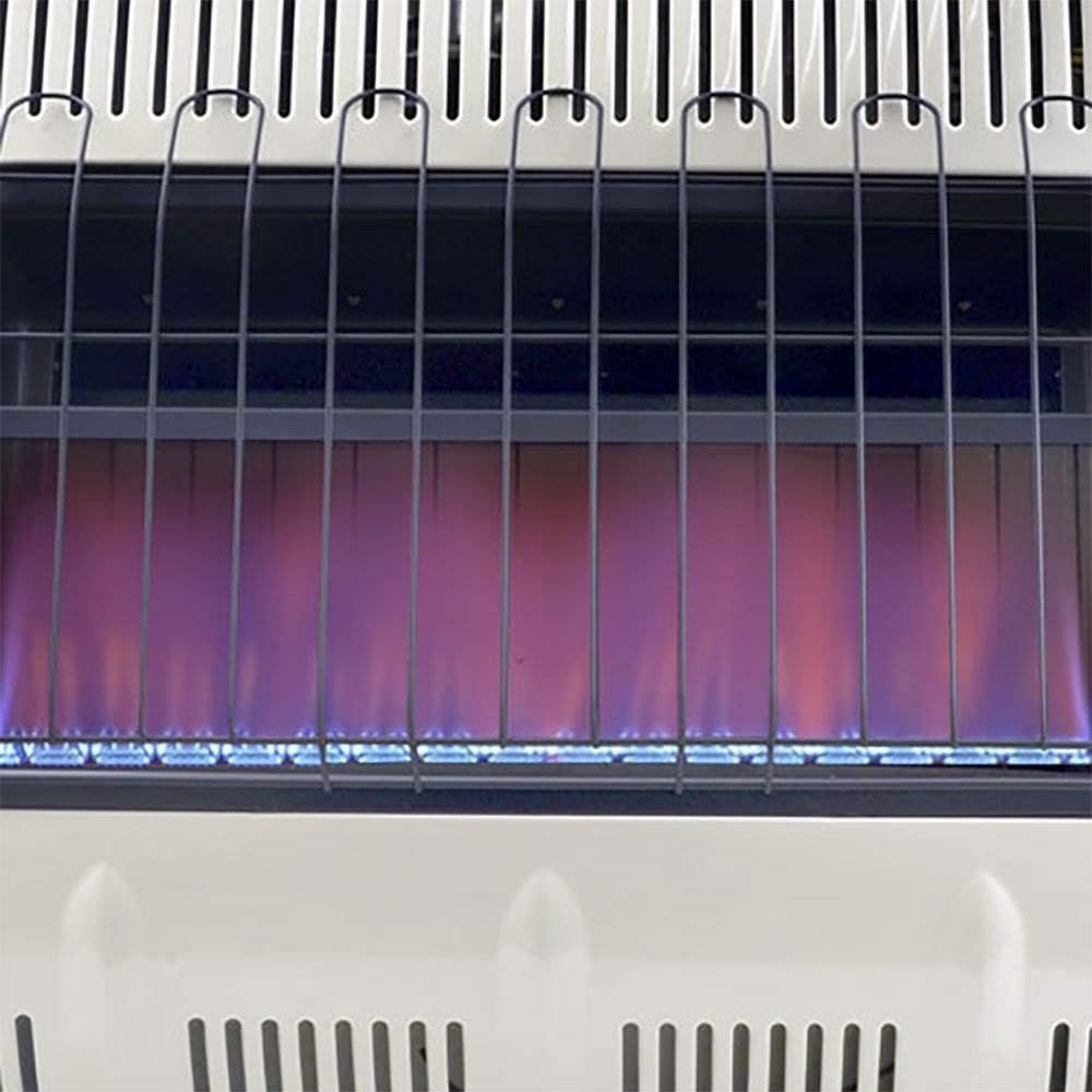 Mr. Heater 30,000 BTU Vent Free Blue Flame Natural Gas Heater Bundle with Vent Free Blower Fan Kit (2 Items) Mr. Heater 30,000 BTU Vent Free Blue Flame Natural Gas Heater Bundle with Vent Free Blower Fan Kit (2 Items)