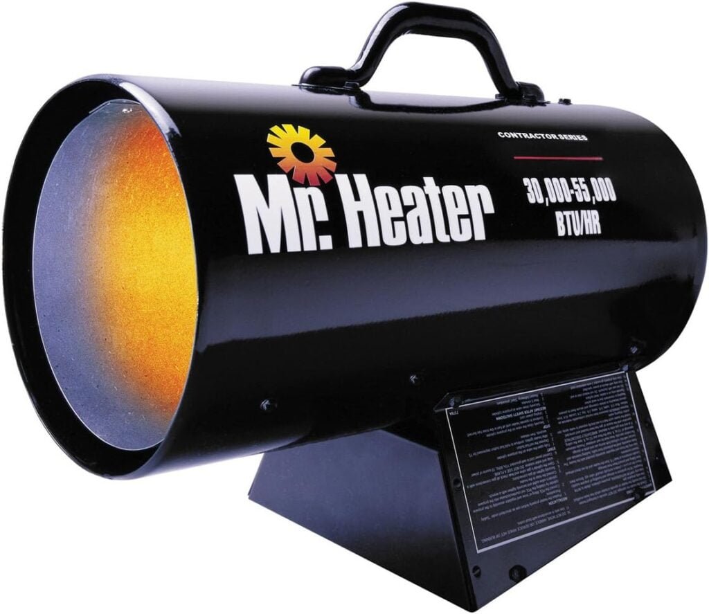 Mr. Heater 35,000 BTU Propane Forced-Air Heater #MH35FA, Black