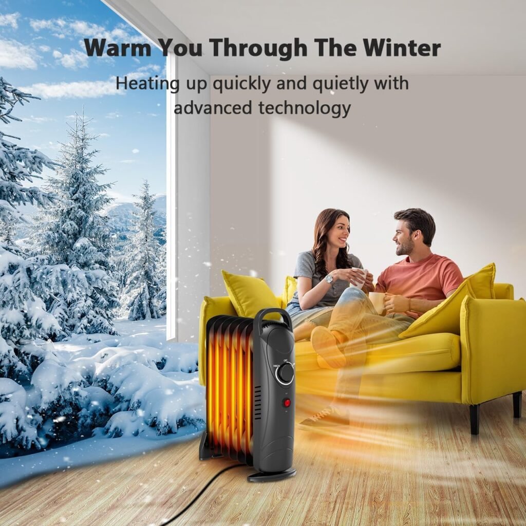 Oil Heater and Tower Space Heater Kit, 700W Oil-Filled Radiator Heater and 1500W 36 Electric Space Heater for Large Rooms, Overheat and Tip-over Protection, Durable Space Heater for Indoor Use Oil Heater and Tower Space Heater Kit, 700W Oil-Filled Radiator Heater and 1500W 36 Electric Space Heater for Large Rooms, Overheat and Tip-over Protection, Durable Space Heater for Indoor Use