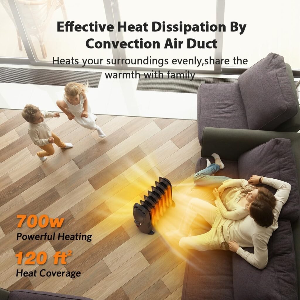 Oil Heater and Tower Space Heater Kit, 700W Oil-Filled Radiator Heater and 1500W 36 Electric Space Heater for Large Rooms, Overheat and Tip-over Protection, Durable Space Heater for Indoor Use Oil Heater and Tower Space Heater Kit, 700W Oil-Filled Radiator Heater and 1500W 36 Electric Space Heater for Large Rooms, Overheat and Tip-over Protection, Durable Space Heater for Indoor Use