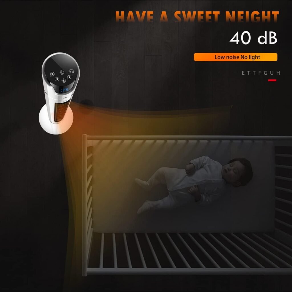 Portable Electric Space Heater for Large Room 36 Ceramic Tower Space Heater with 3D Flame for Room Heating,Oscillating,Remote Control,Tipover overheating protection for Indoor Outdoor Use(Black) Portable Electric Space Heater for Large Room 36 Ceramic Tower Space Heater with 3D Flame for Room Heating,Oscillating,Remote Control,Tipover overheating protection for Indoor Outdoor Use(Black)