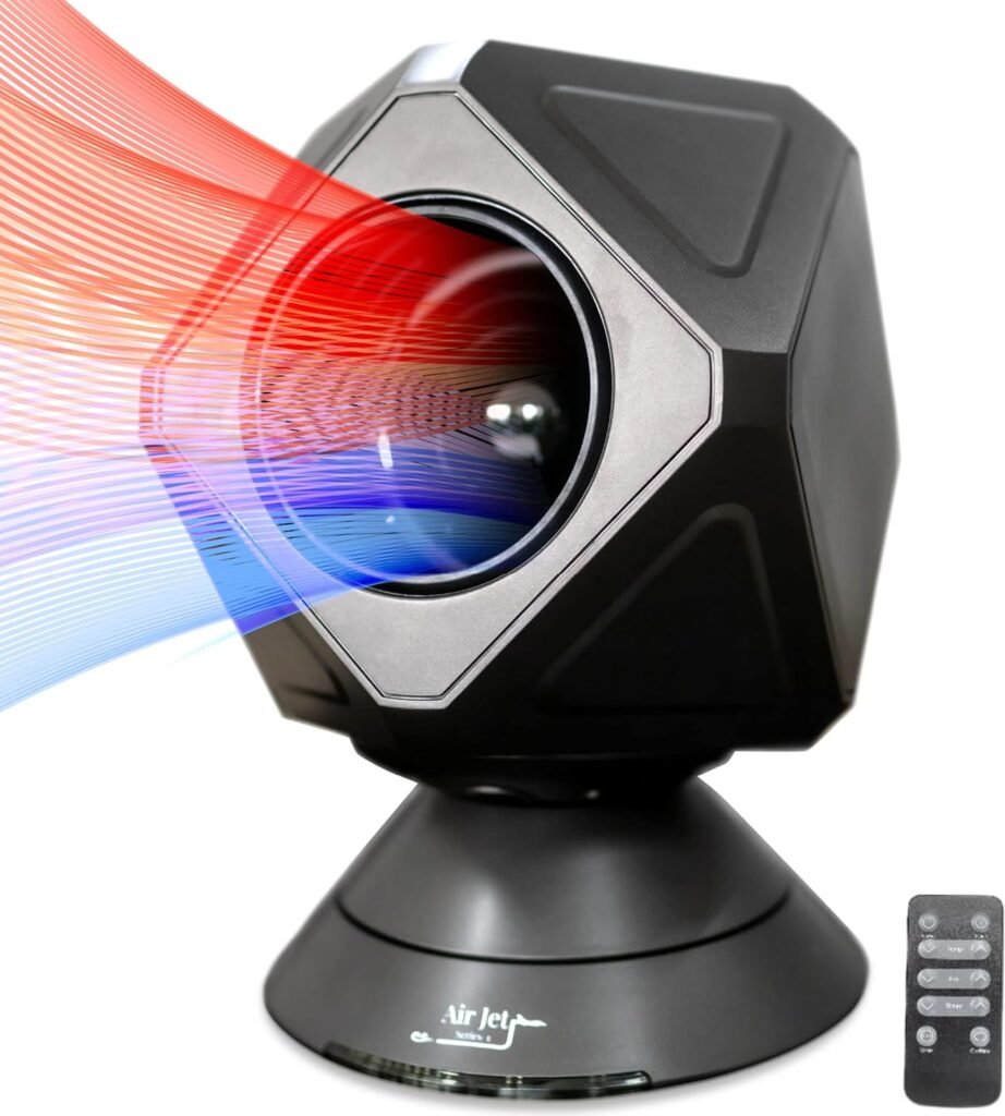 PROPER Air Jet Series-1 Infrared Space Heater Cooler Fan Combo |1500/950 Watt | 10- Fan Speeds | 5- Modes | 40-90 Degree Thermostat | For Indoor use