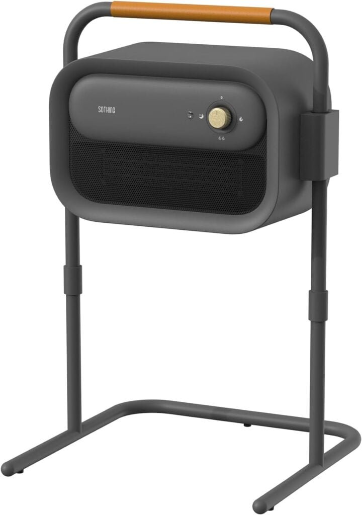 Sothing Portable Electric Space Heater - Sideboard Space Floor Heater 1500W PTC, Adjustable Height  Angle Bedroom Heater with Sleep Mode, Bathroom Heater, Heater for Office, Large Space Heater Sothing Portable Electric Space Heater - Sideboard Space Floor Heater 1500W PTC, Adjustable Height  Angle Bedroom Heater with Sleep Mode, Bathroom Heater, Heater for Office, Large Space Heater