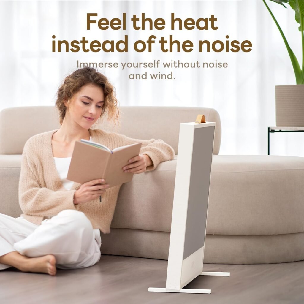 SUNKOS Space Heater for Indoor Use - 1500W Portable Far Infrared Heater with Thermostat, Timer, Eco Mode, WiFi App, Remote, Large  Quite Electric Space Heaters for Large Room, Bedroom, Beige SUNKOS Space Heater for Indoor Use - 1500W Portable Far Infrared Heater with Thermostat, Timer, Eco Mode, WiFi App, Remote, Large  Quite Electric Space Heaters for Large Room, Bedroom, Beige