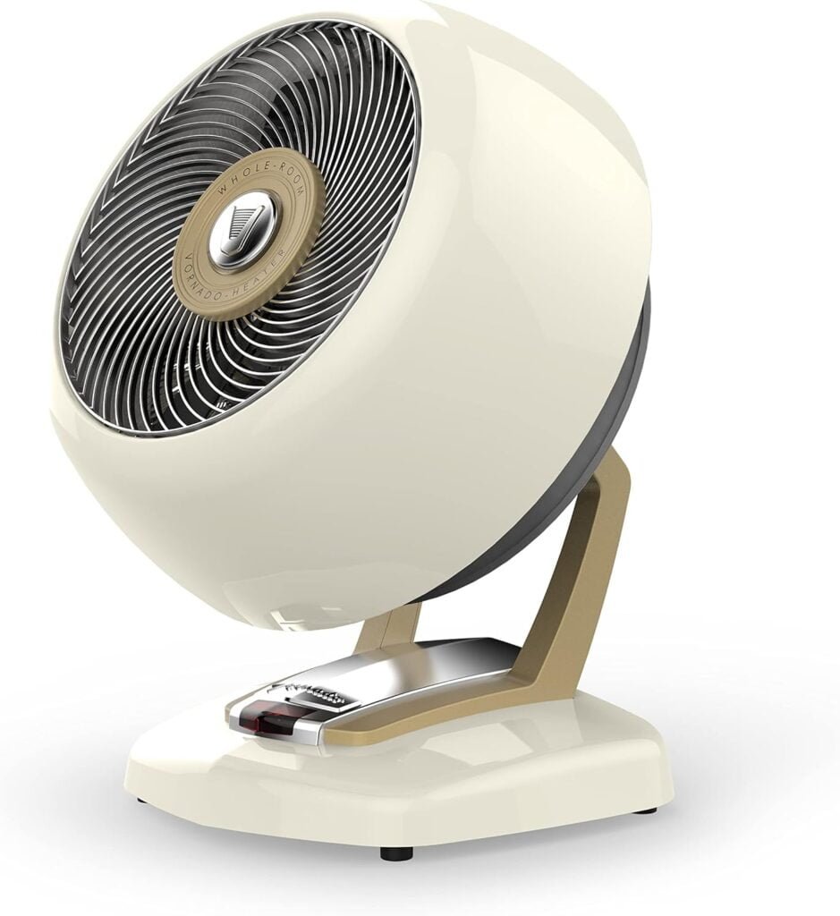 Vornado VHEAT Vintage Metal Heater, Vintage White, Whole Room