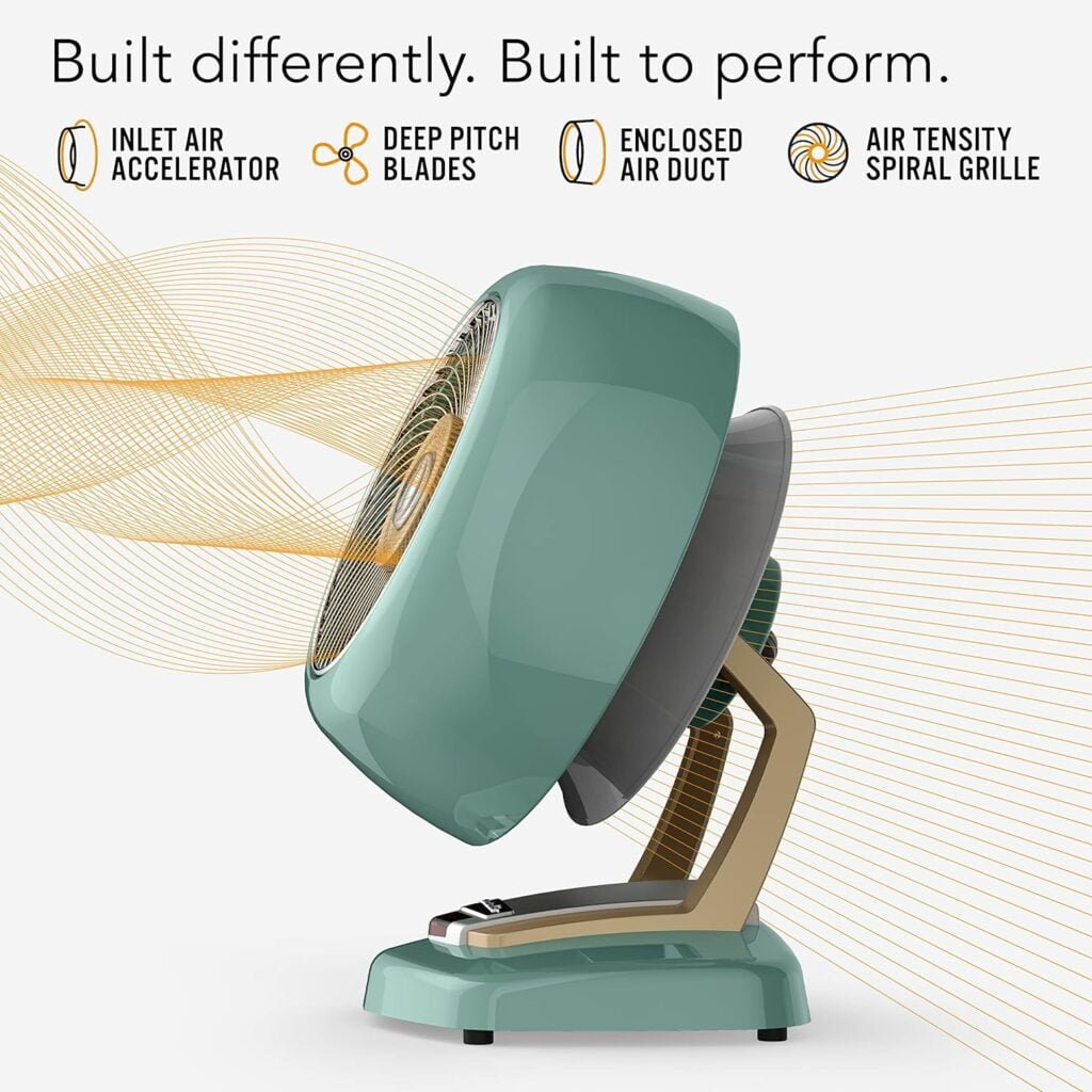 Vornado VHEAT Vintage Metal Heater, Vintage White, Whole Room